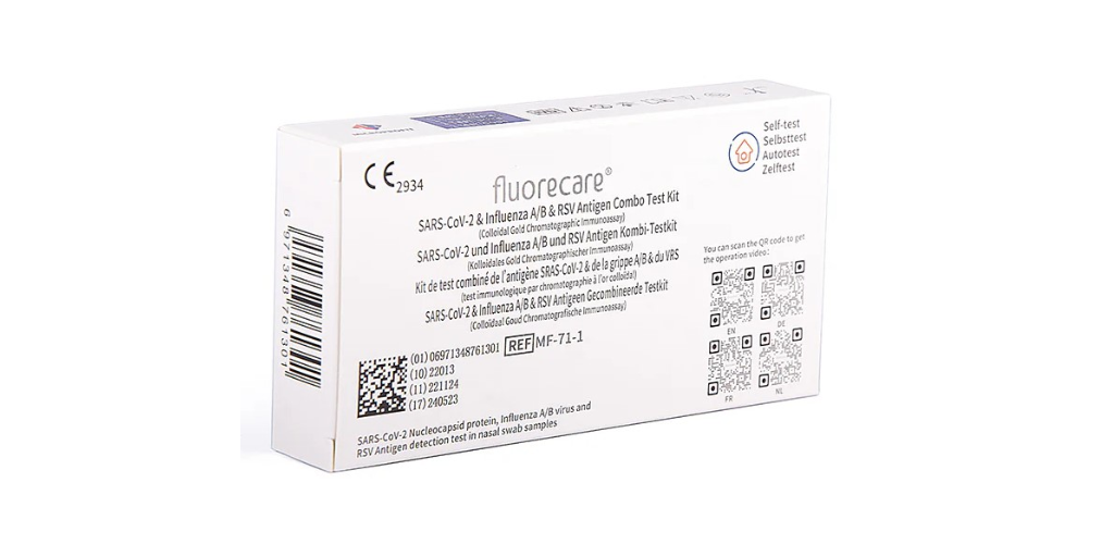 fluorecare 4 u 1 rsv gripa ab sars-cov-2 antigenski kombinirani test set